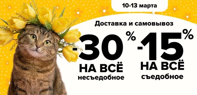 Яхуу! Встречаем март горячими скидками! Только 4 дня! 